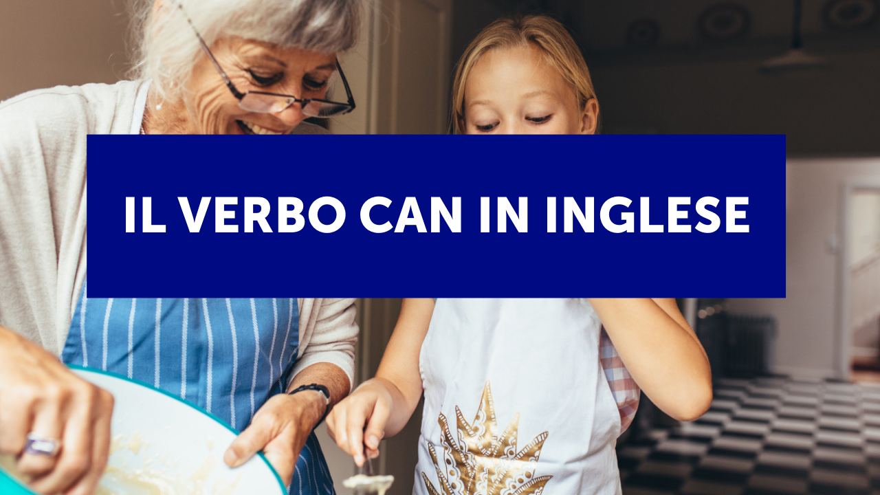 Il verbo "can" in inglese