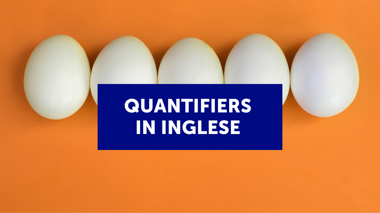 Quantifiers in inglese