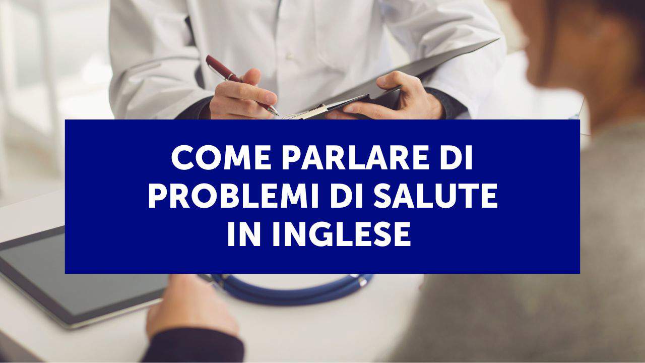 Parlare di problemi di salute