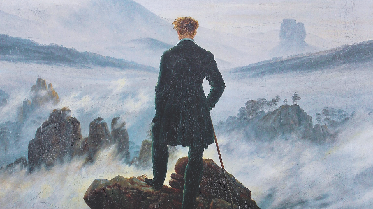 Wanderer above the Sea of Fog (1818) by Caspar David Friedrich.