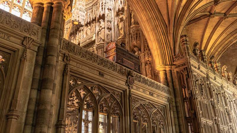 Cattedrale di Winchester interno