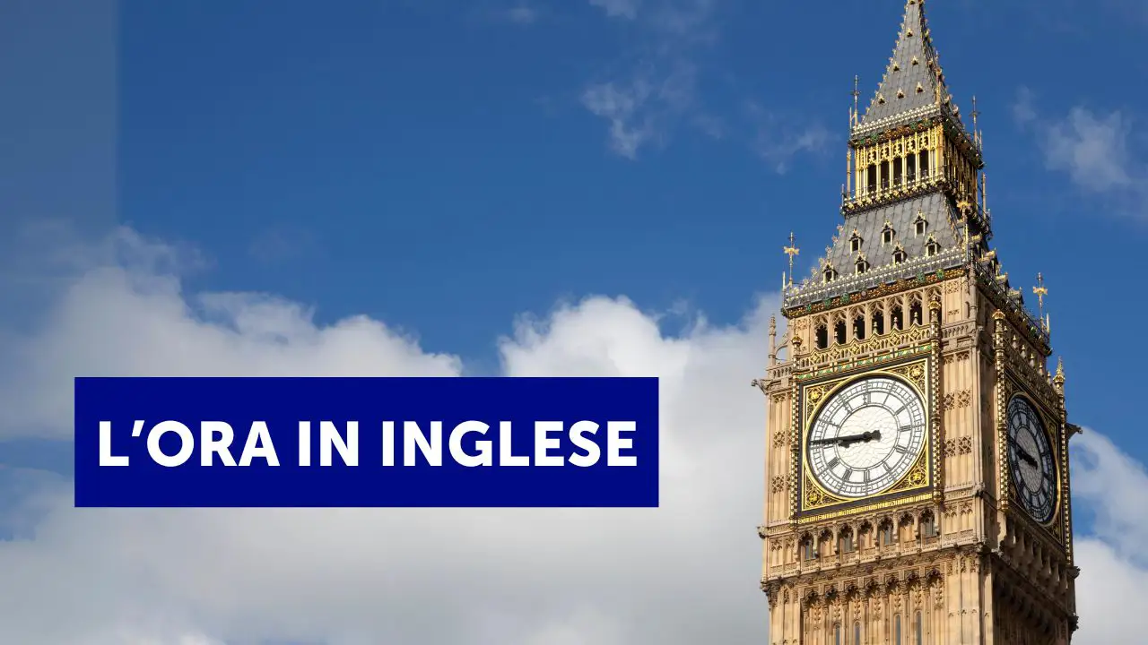 L'ora in inglese