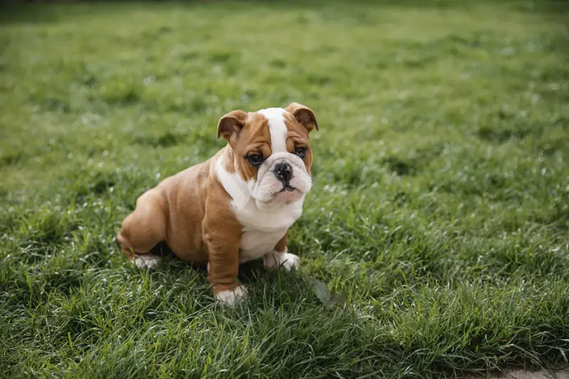 Cucciolo di bulldog inglese