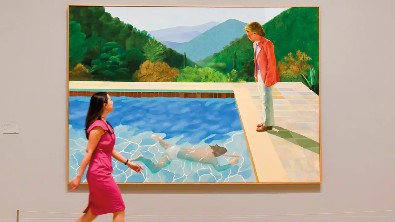 Portrait of an Artist (Pool with Two Figures)