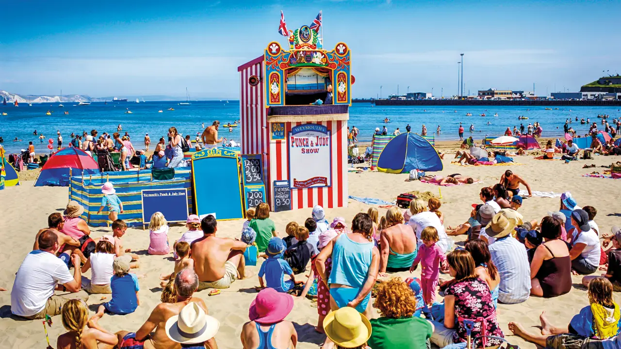 Punch and Judy show.