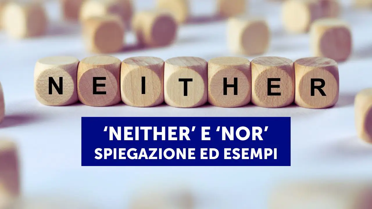 'Neither' e 'nor'