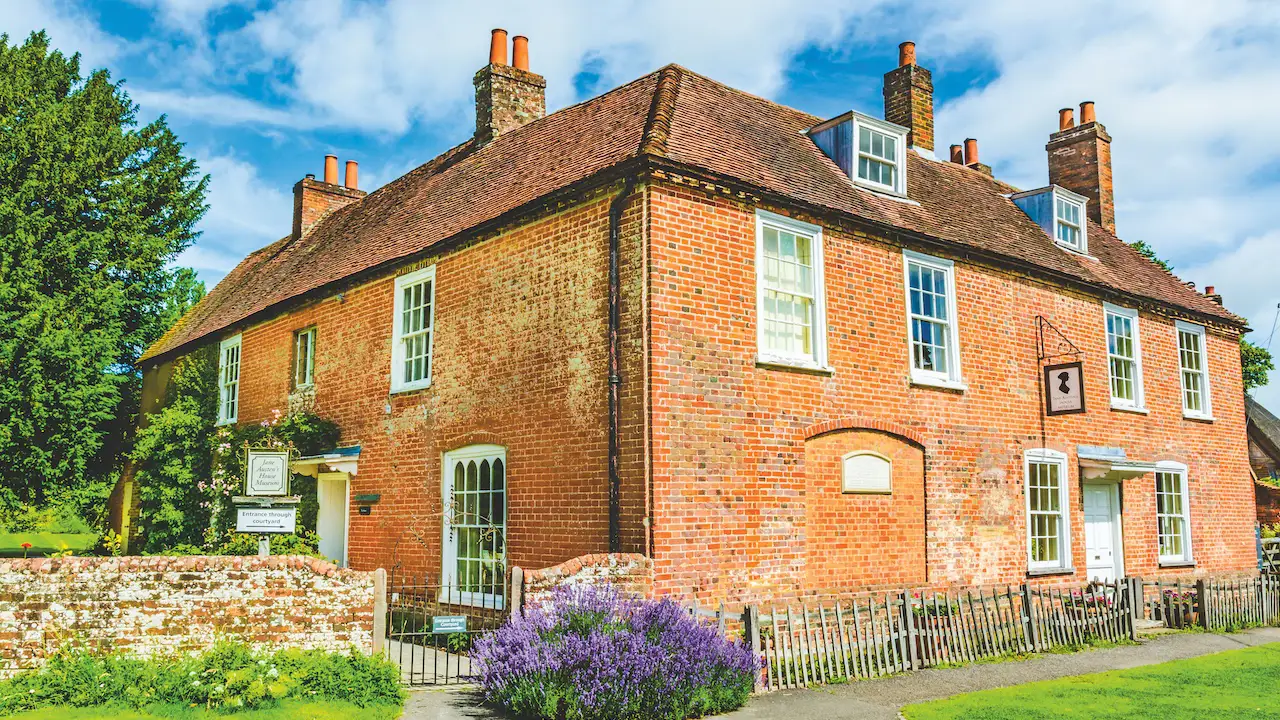 Jane Austen’s memorial house museum in Chawton, Hampshire