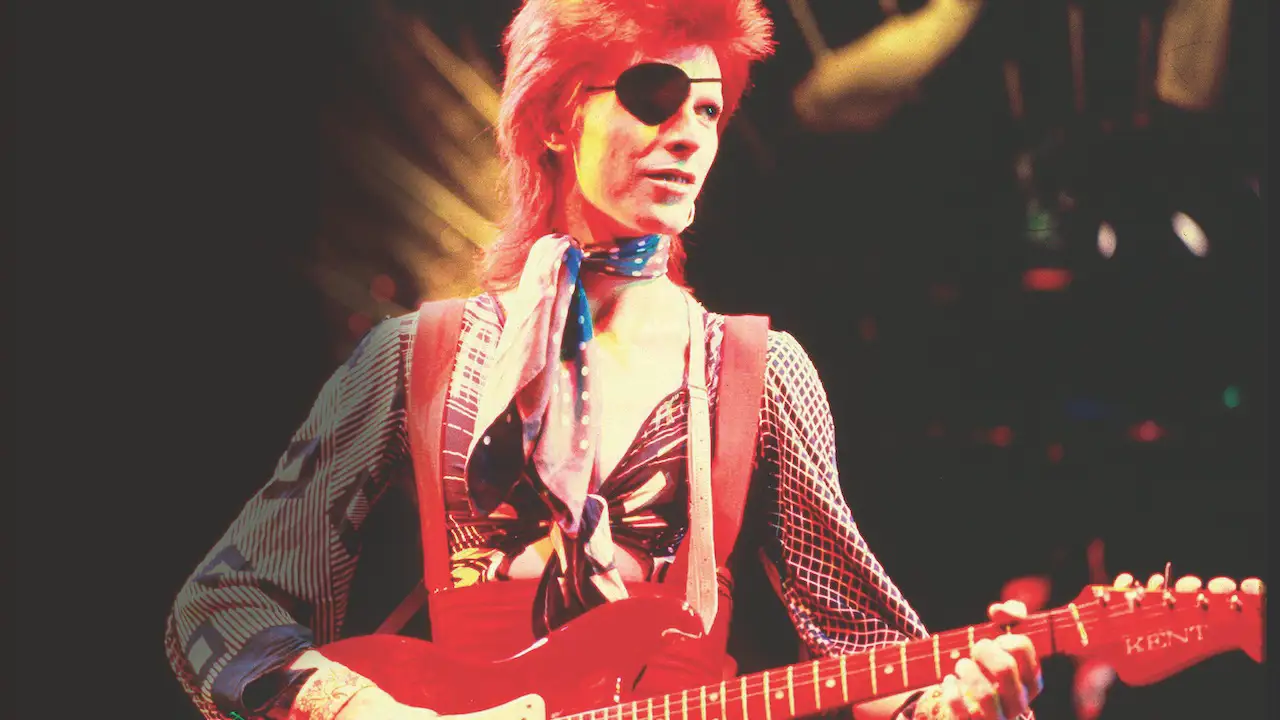 David Bowie in concert in 1970