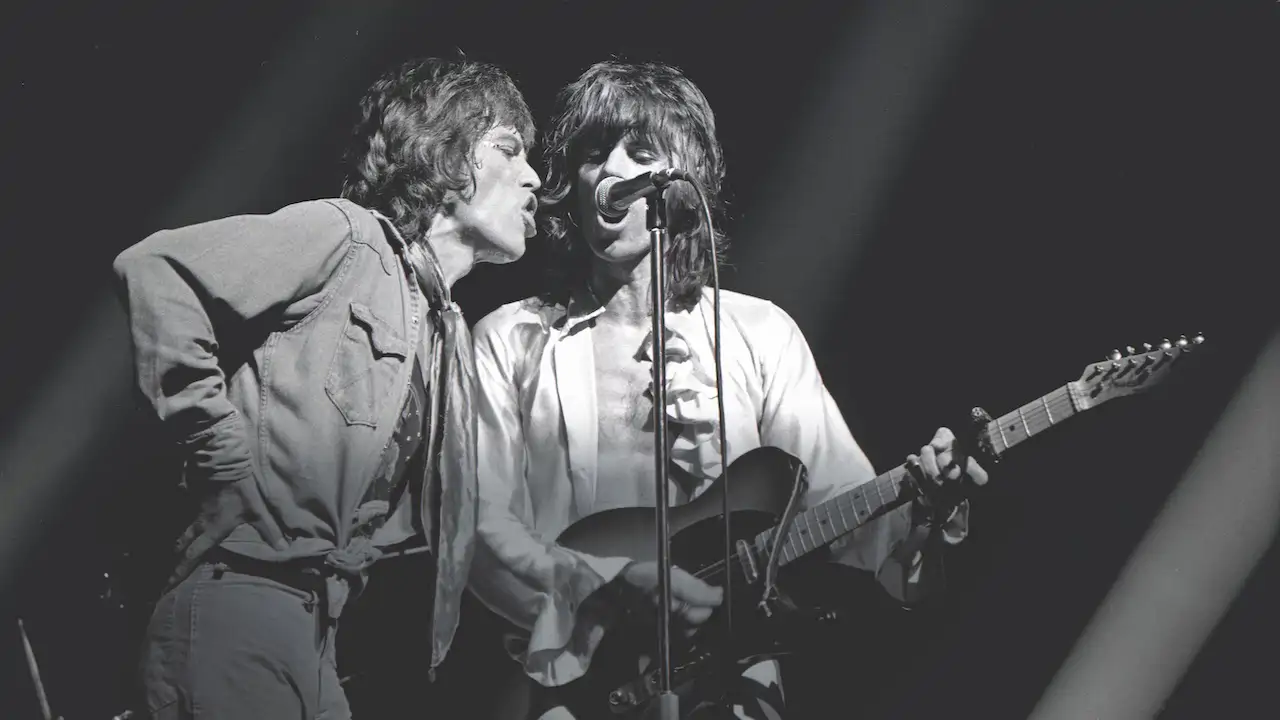 Vocalist Mick Jagger (left) and guitarist Keith Richards in 1972