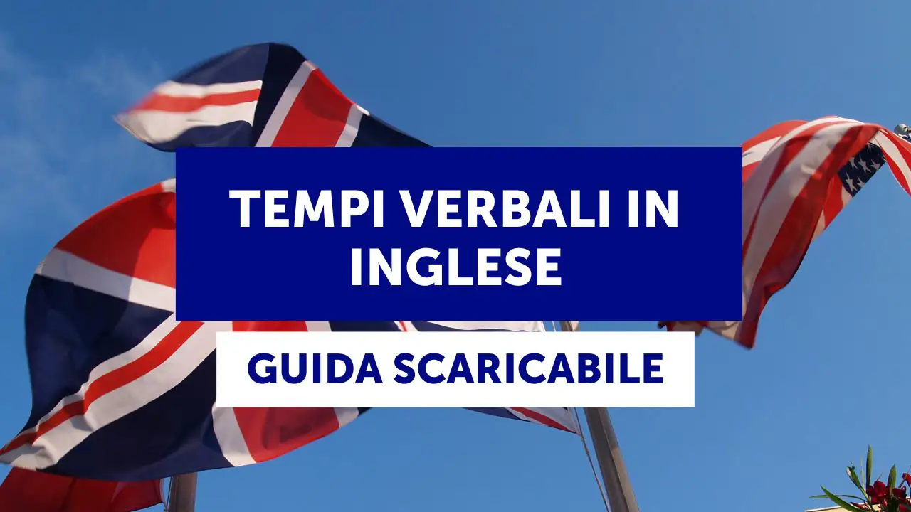 Tempi verbali in inglese PDF