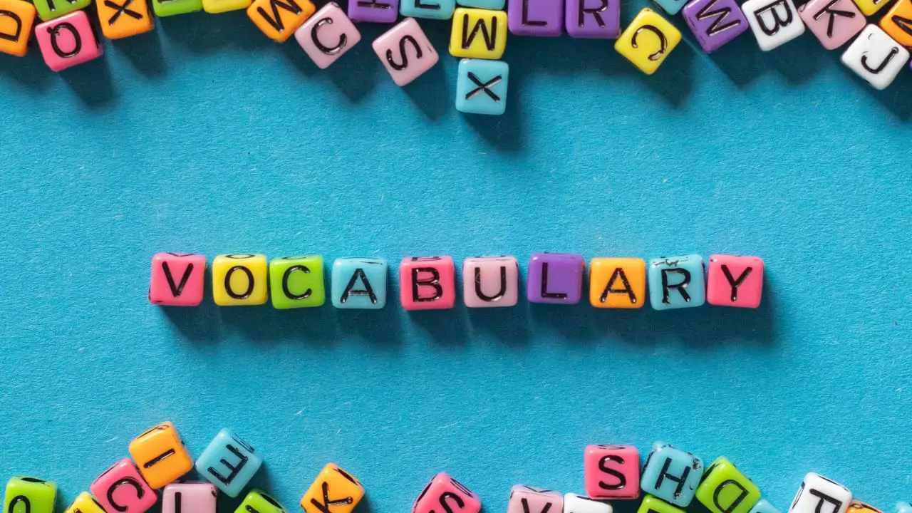 Vocabolario in inglese, organizzato per livello e per argomento