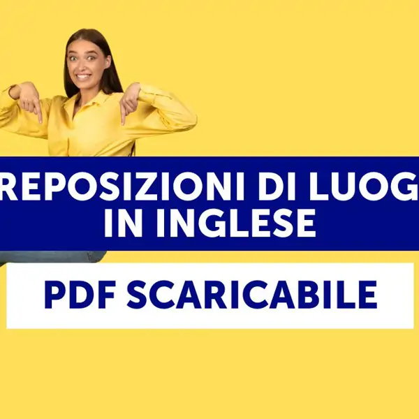 Preposizion di luogo in inglese