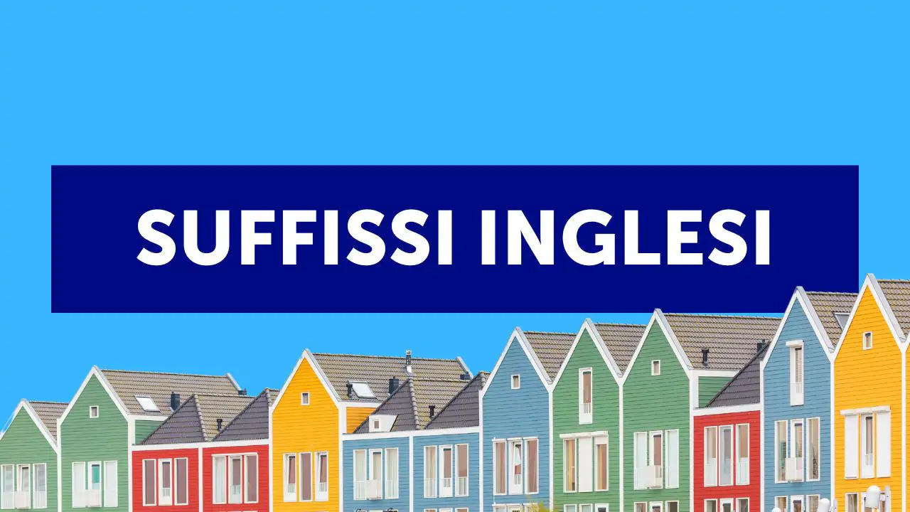 I suffissi 'ed' e 'ing' per creare aggettivi